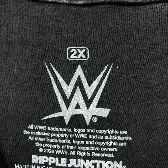 WWE Legends Stephanie Vaquer Graphic Mineral Wash T-Shirt Size2x - Picture 4 of 4